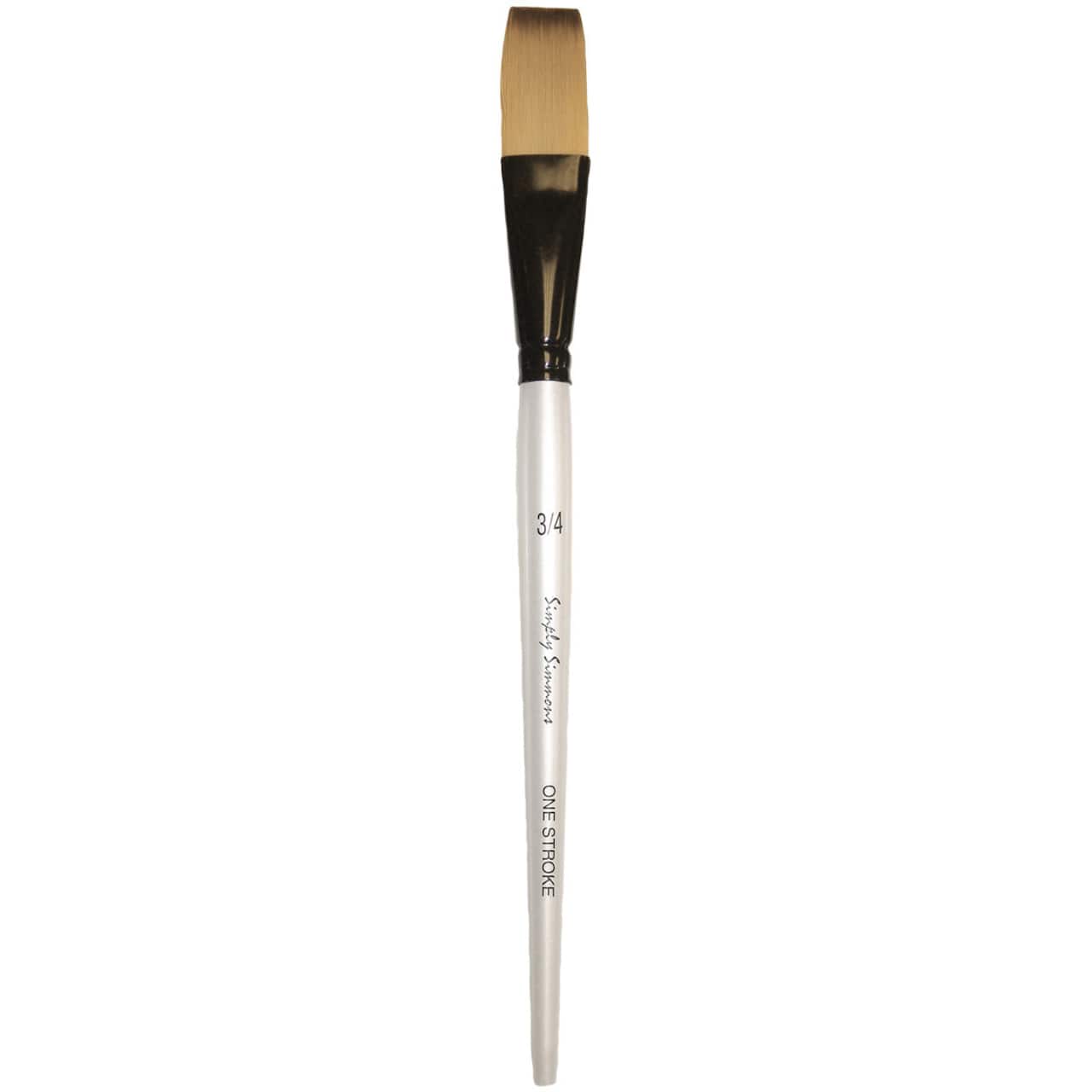 12 Pack: Simply Simmons Short Handle One Stroke Brush